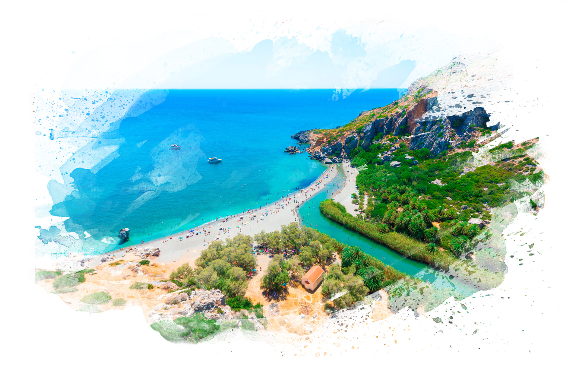 Preveli Beach Chania Crete